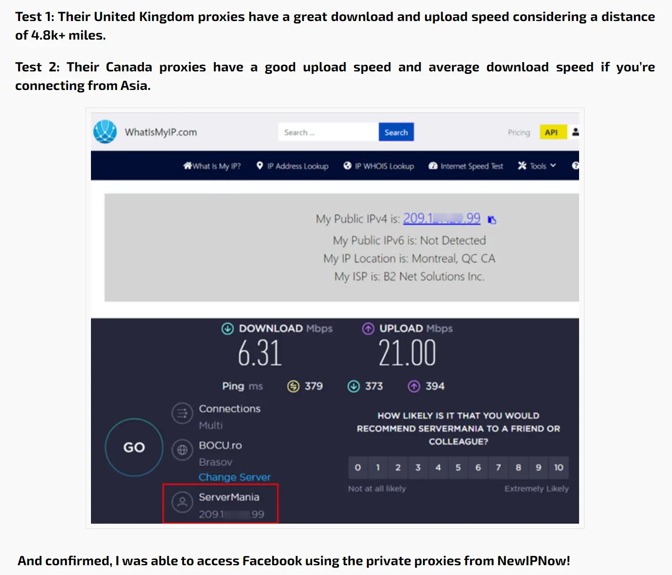 NewIPNow Speed Review from Technology.org NewIPNow Speed Review from Technology.org